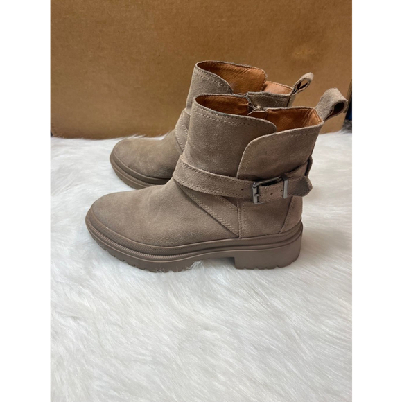 Lucky Brand Suede Leather LP-Elyton ankle boots Women Size 9M/40 - Picture 4 of 11